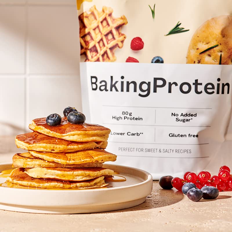 MaxiNutrition Backprotein 500g, Proteinpulver zum Backen mit 80% Eiweiß, low carb, geschmacksneutral, glutenfrei & ohne künstliche Aromen