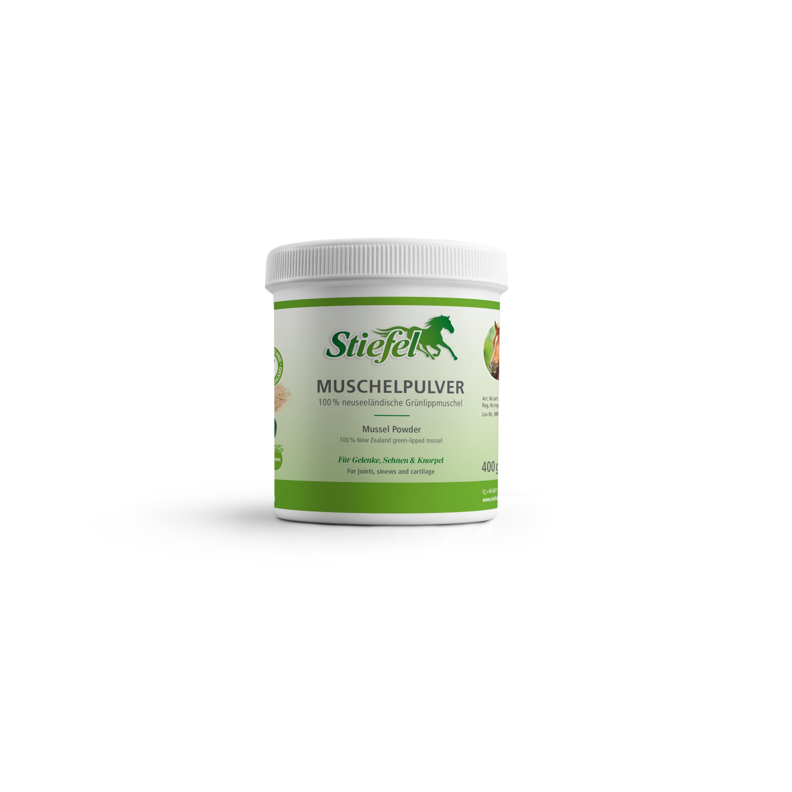 Stiefel Muszle proszek, mielony, 400 g