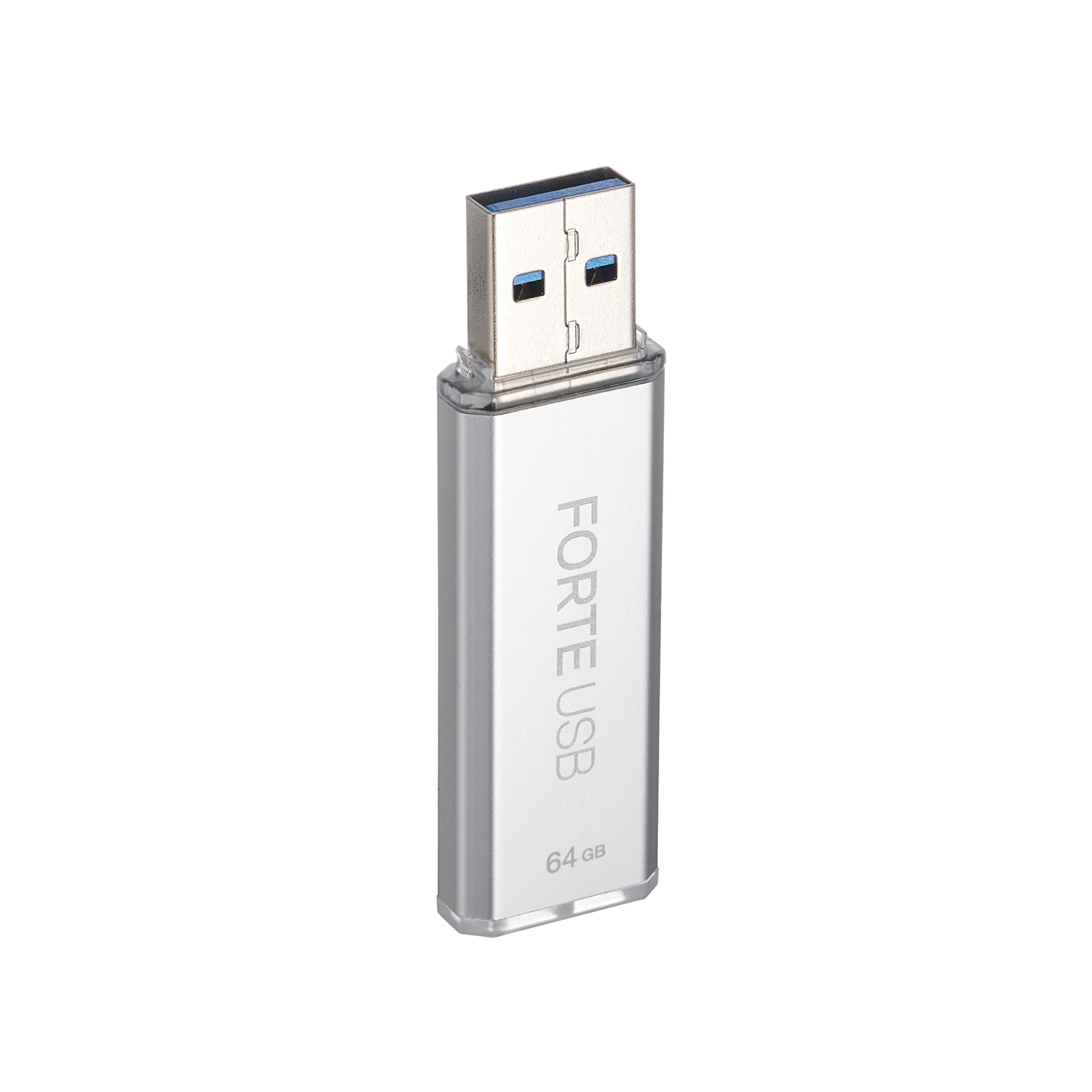 Sponsored Ad – SecuX Forte - Encrypted USB Flash Drive - USB 3.2 Gen 1 - XTS-AES Encryption - Password Authentication - Automatic Locking - Silver Metal Casing (64, GB)