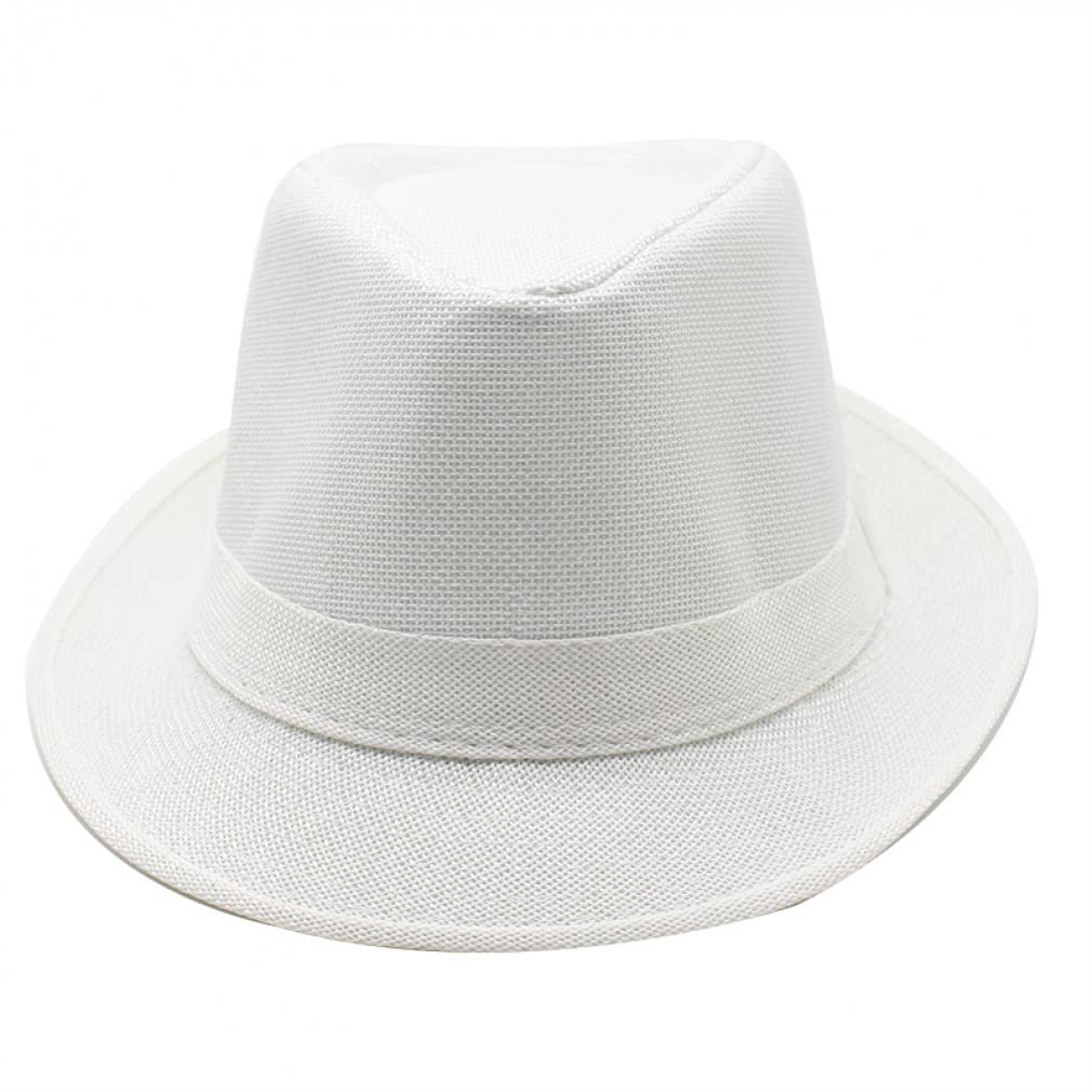 Cappello di Paglia Cappello da Sole Estivo da Donna Top Cappello da Spiaggia da Uomo con Visiera Parasole da Esterno Chapeau Cappello Genitore-Figlio