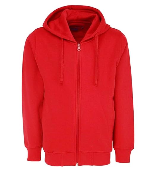 Prokick Unisex Rich Cotton Full Sleeves Zipper Jacket with Hoodies