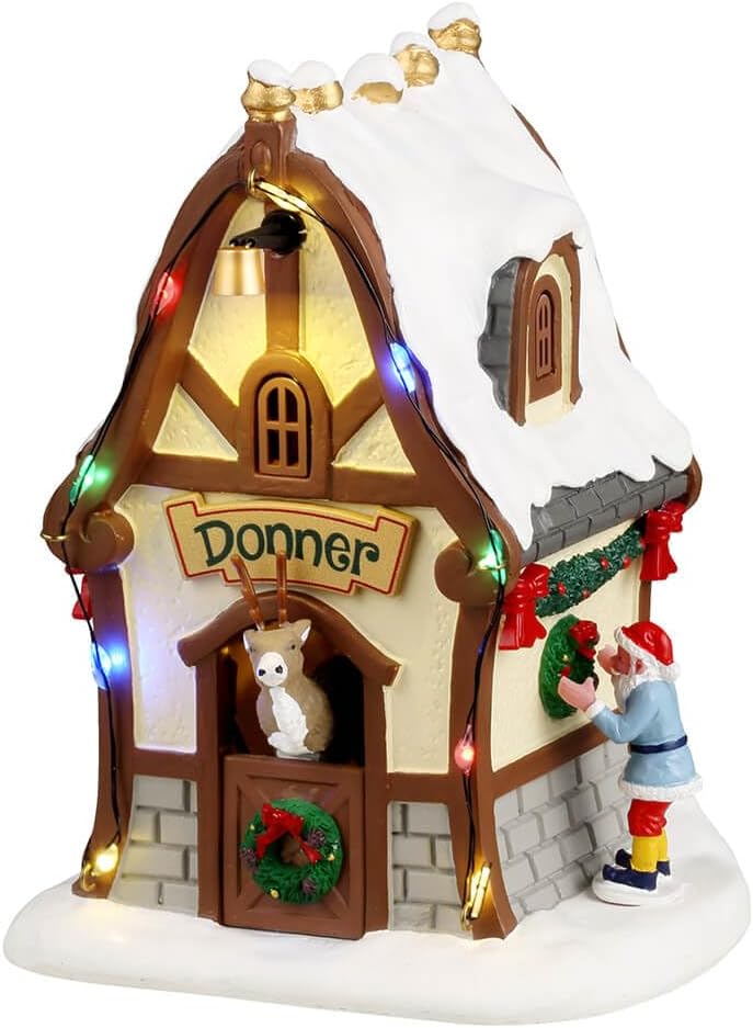 Lemax Donner's Den, AC Adaptable #44333