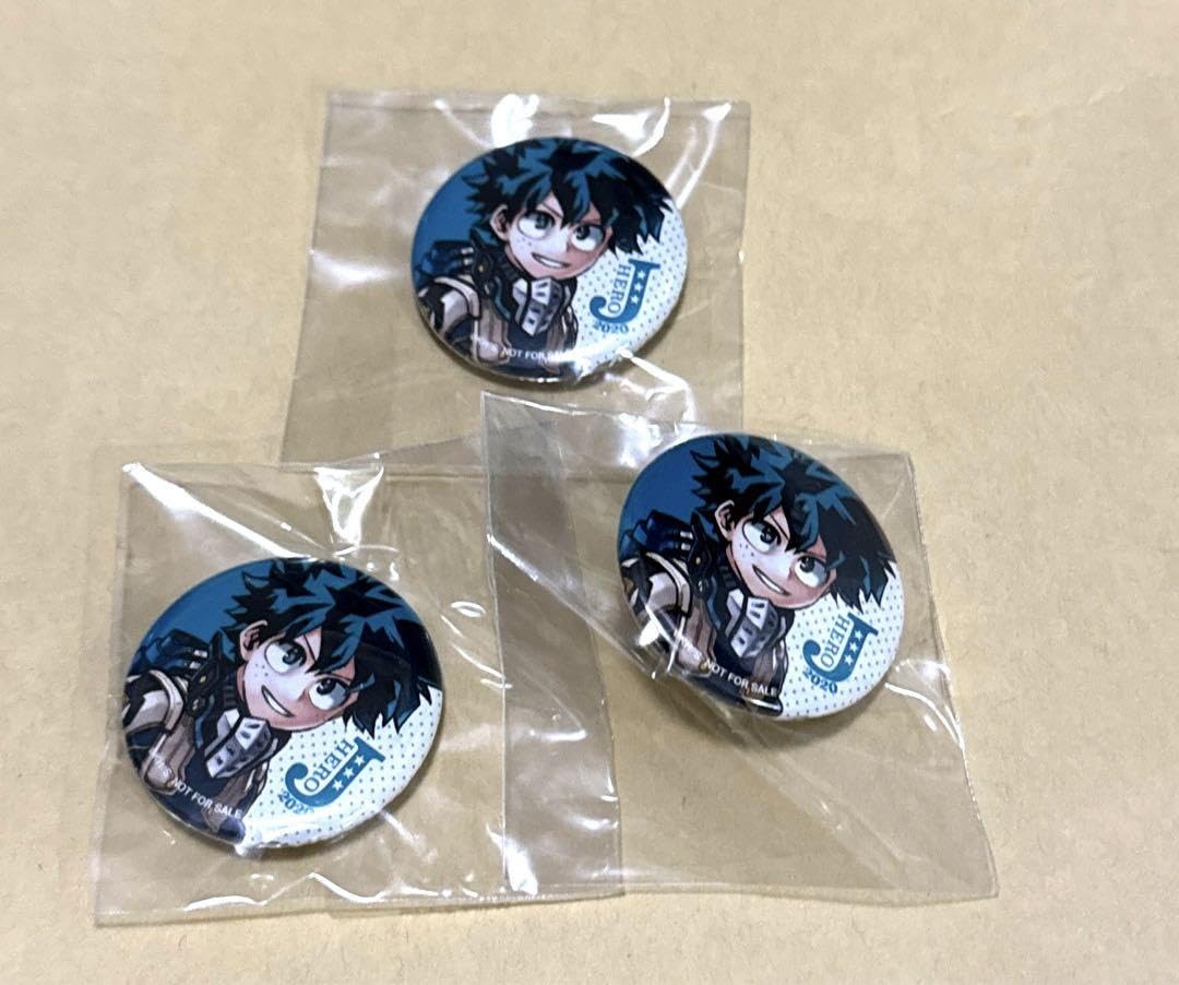 Amazon.co.jp: 緑谷出久 ヒロアカ 夏祭り JS限定 Jヒーロー 缶バッジ 