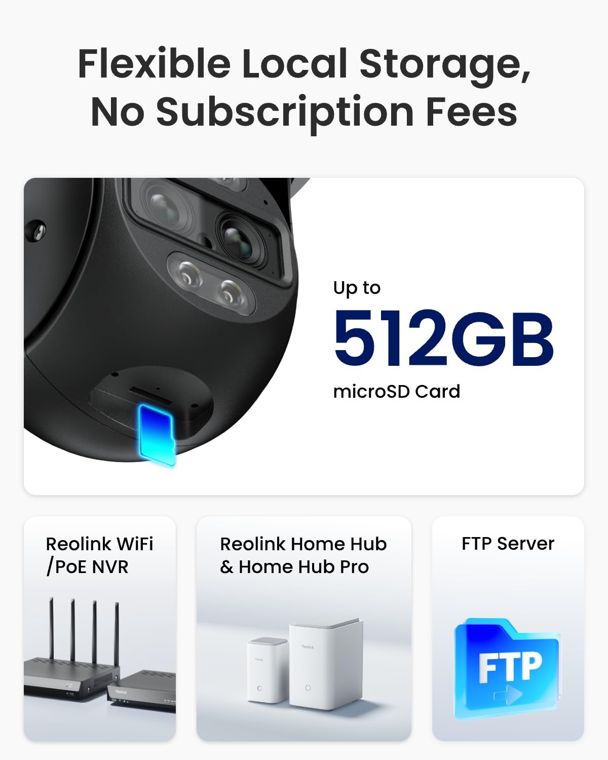 Reolink 4K PTZ WiFi Kamera Bezpieczeństwa z Dual-Lens 6-krotnym Zoomem Hybrydowym, Obrotem 360° i Pochyleniem 90°, Noktowizją, Wykrywaniem Obiektów i Dwukierunkowym Dźwiękiem, TrackMix WiFi