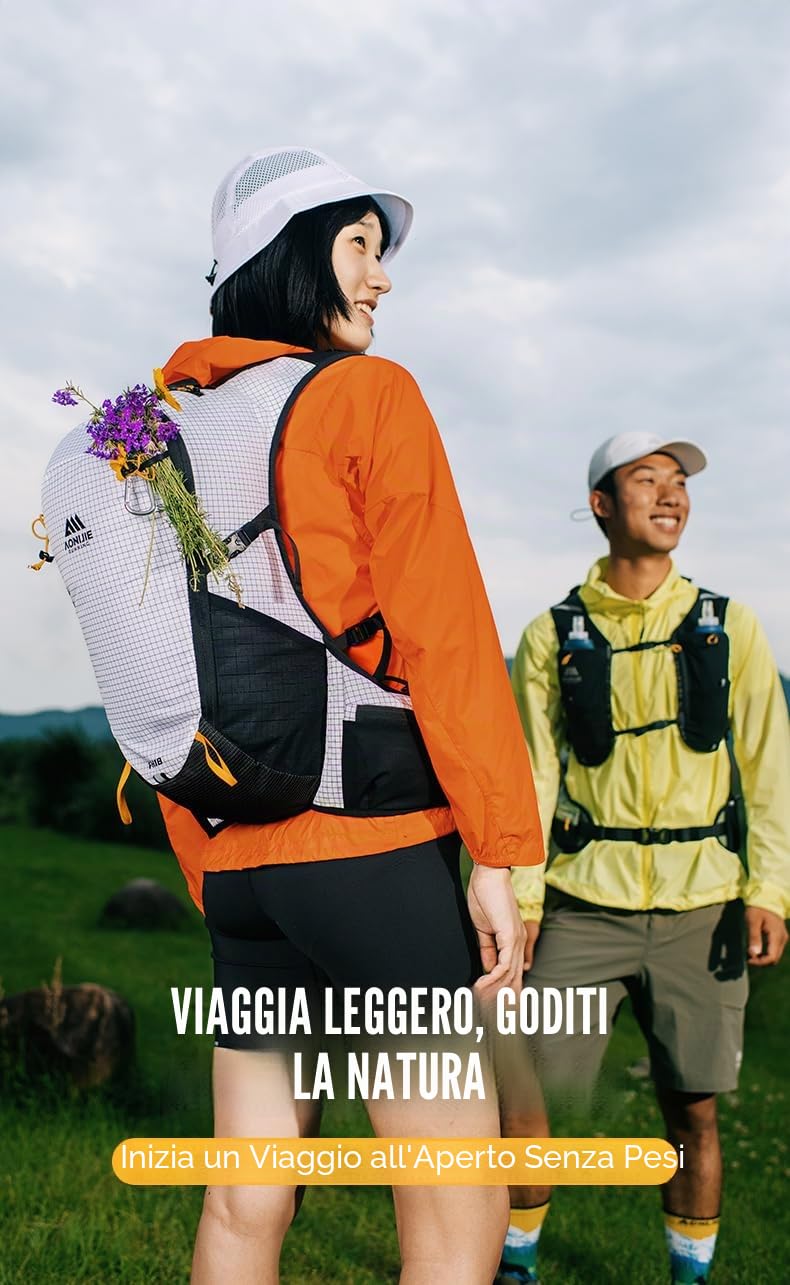 AONIJIE Zaino da arrampicata all'aperto, 18 l, per escursioni