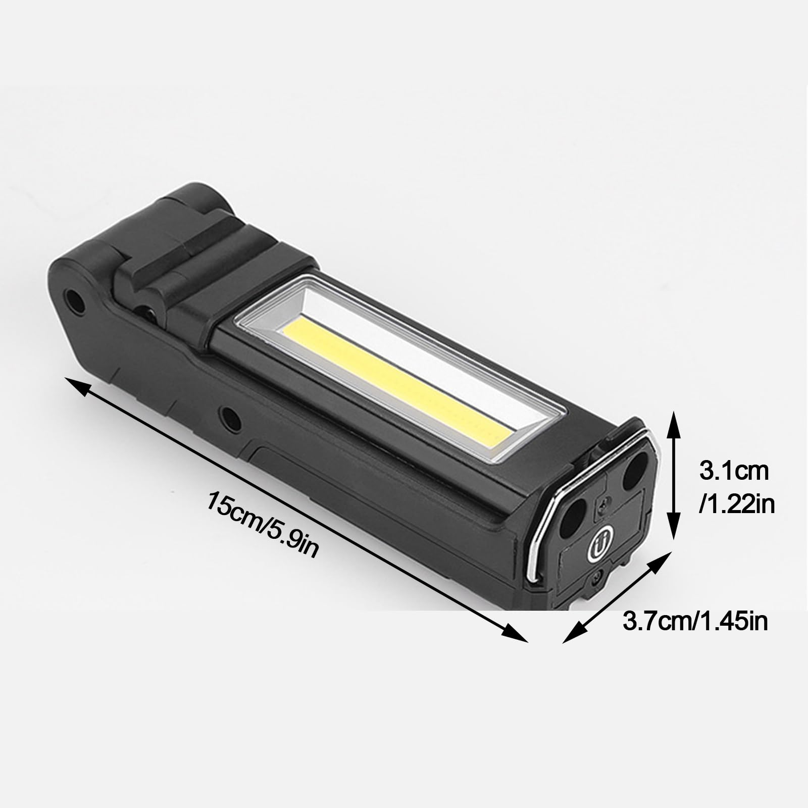 Luz de Trabajo LED Inalámbrica Foco de Camping Regulable Puerto de Carga USB 270° Rotación Magnética Luz Mecánica para Reparación de Coches, Senderismo Pesca Iluminación al Aire Libre