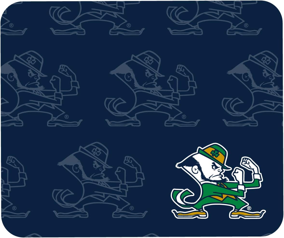 OTM Essentials University of Notre Dame Fabric Mouse Pad, Mascot Repeat