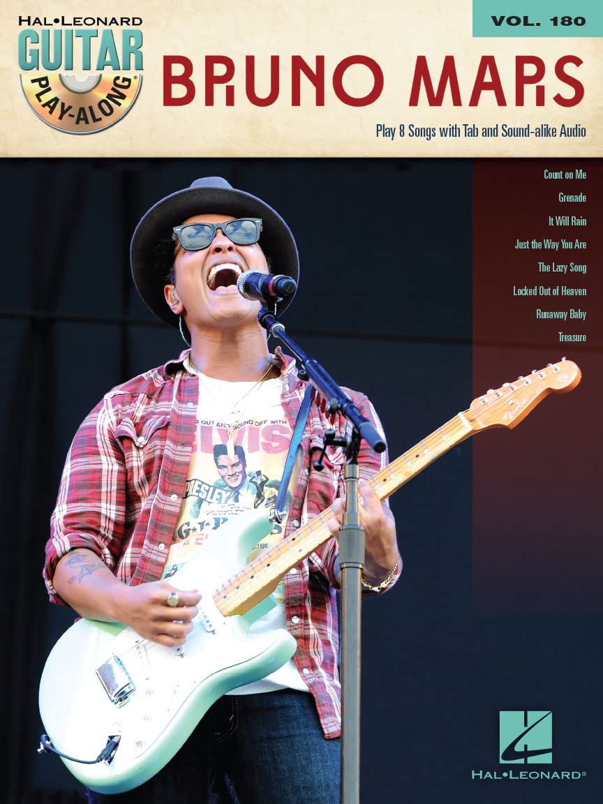 Bruno Mars: Guitar Play-Along Volume 180