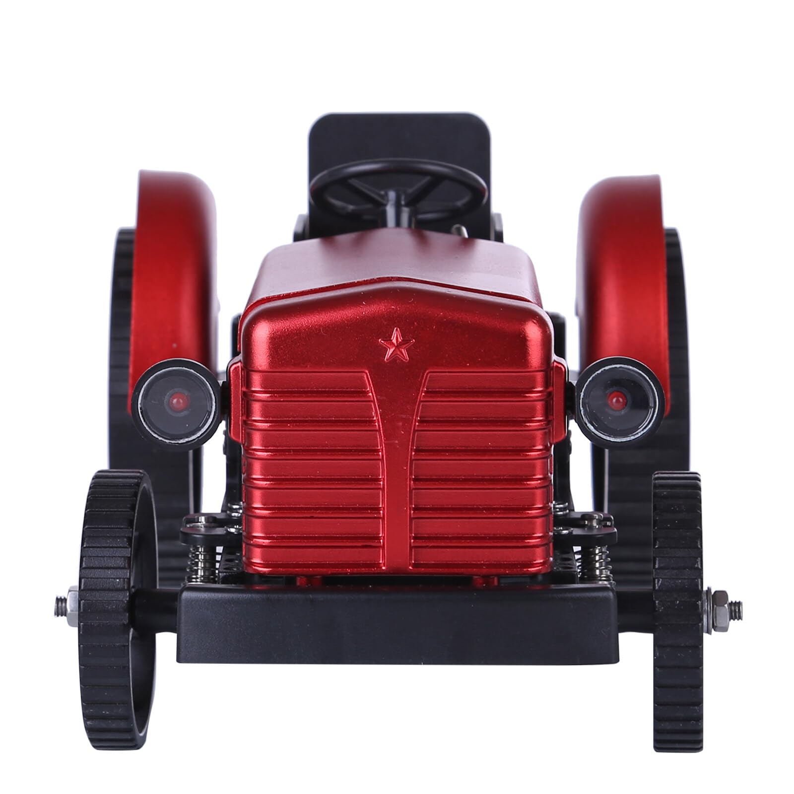 Mini trattore elettrico fai da te in metallo modello meccanico CNC di precisione Engineering kit di costruzione di trasmissione modello dimostrativo per adulti ingegneri hobby