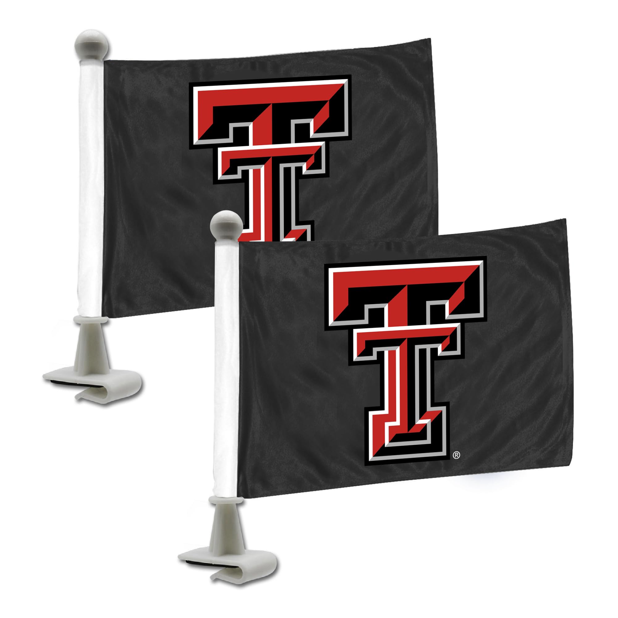 Texas Tech Red Raiders 3x5 Foot Flag Set With Pole & Bracket - Complete Fan Package