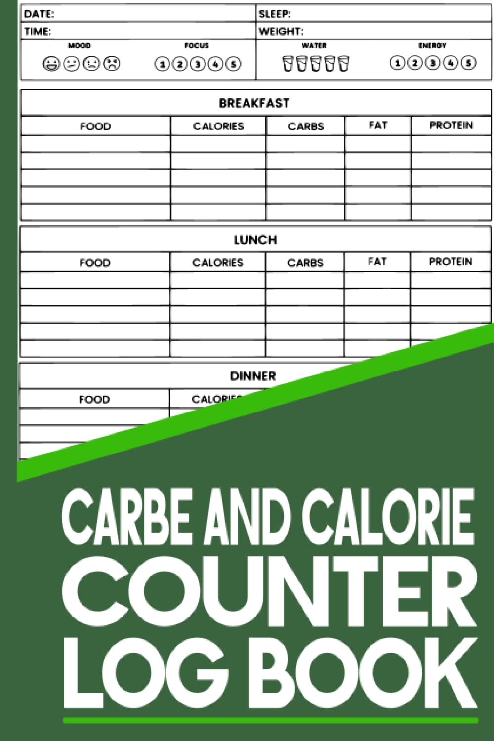 carb and calorie counter book Facile Nutrition Counter Journal