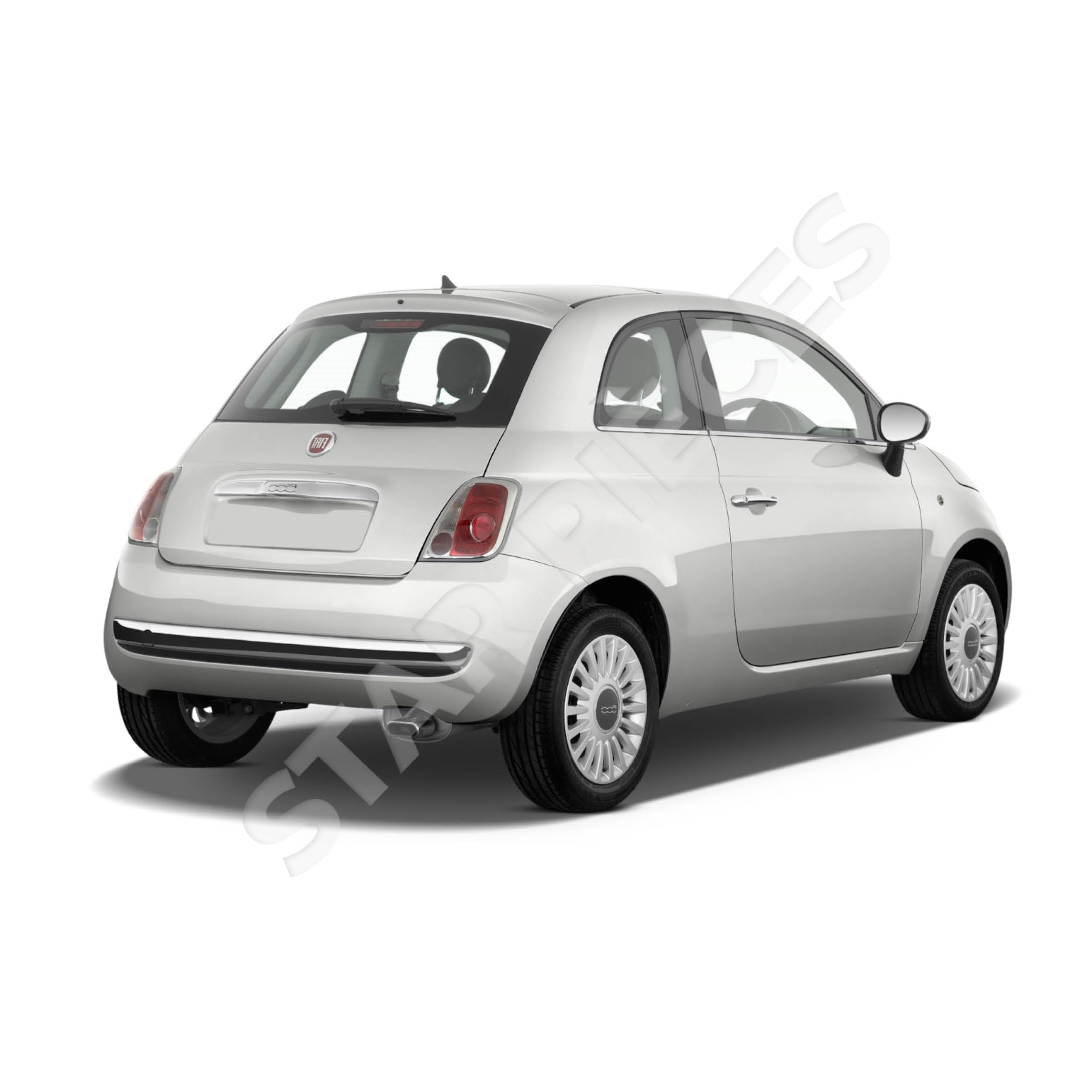 2 pistoncini portellone compatibile per Fiat 500 e Abarth (dal 2007) ammortizzatori cofano posteriore. 51785412