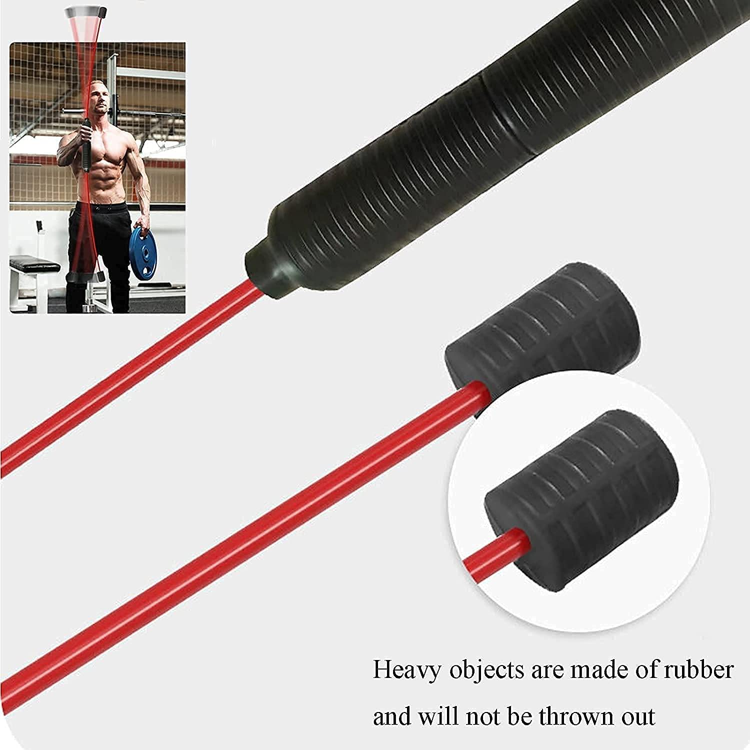 Asta Elastica Bar Fitness Asta Elastica Staccabile Swing Stick Rimovibile, Barra per tremore Fitness, Asta Elastica per Aerobica per Allenamento della Forza llxyzrzbhd813(Color:Black)