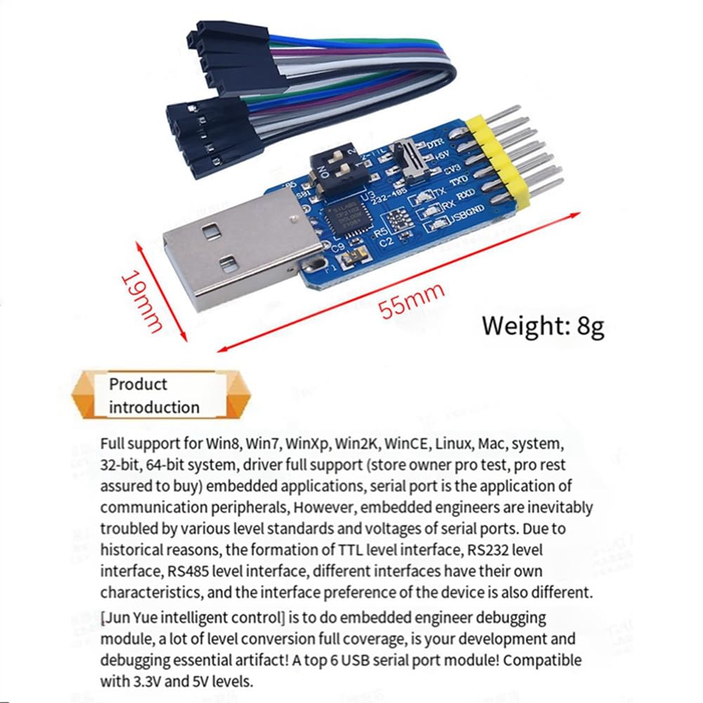 Jeenuuder Modulo USB UART 6 In 1: Il Convertitore Che Ti Risolve La Vita Con CP2102! - 3