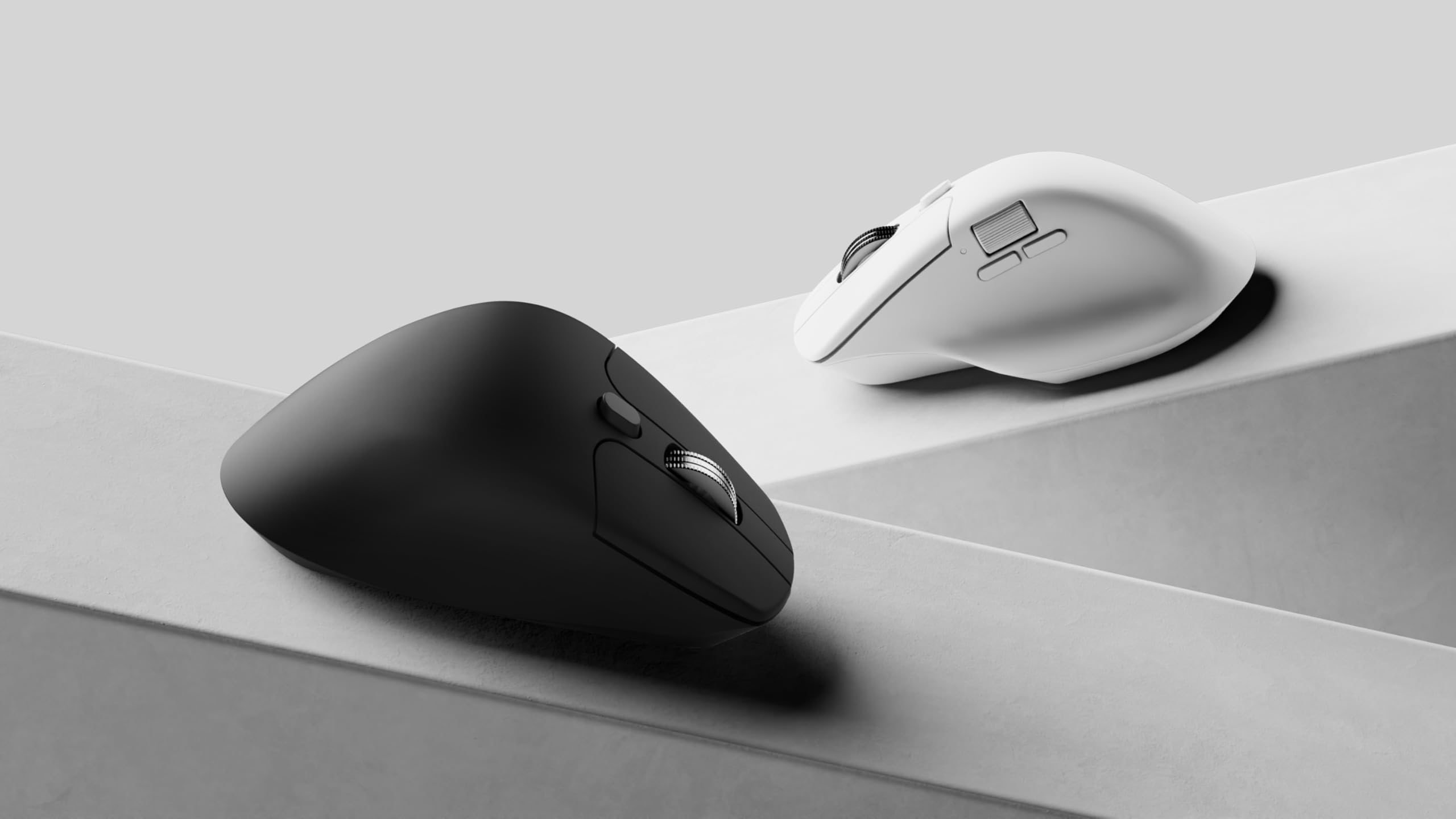 Keychron M6 Ratón óptico inalámbrico y silencioso para Juegos, 2,4 GHz/Bluetooth 5.3/Cable, 8000 Hz Polling Rate,Sensor PixArt 3950, 30 000 dpi, Rueda de Desplazamiento metálica magnética - Blanco