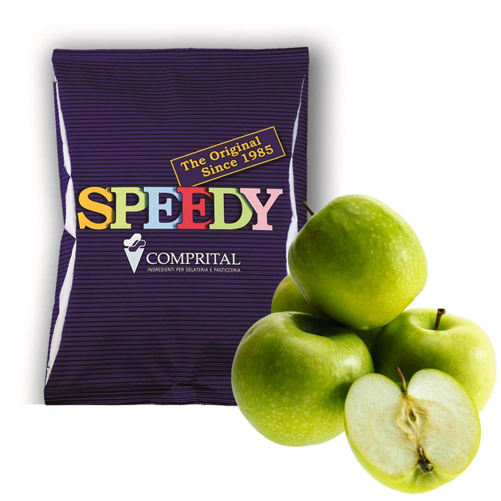 1,250 g helado o sorbete al sabor manzana verde para heladería, producto completo artesanal