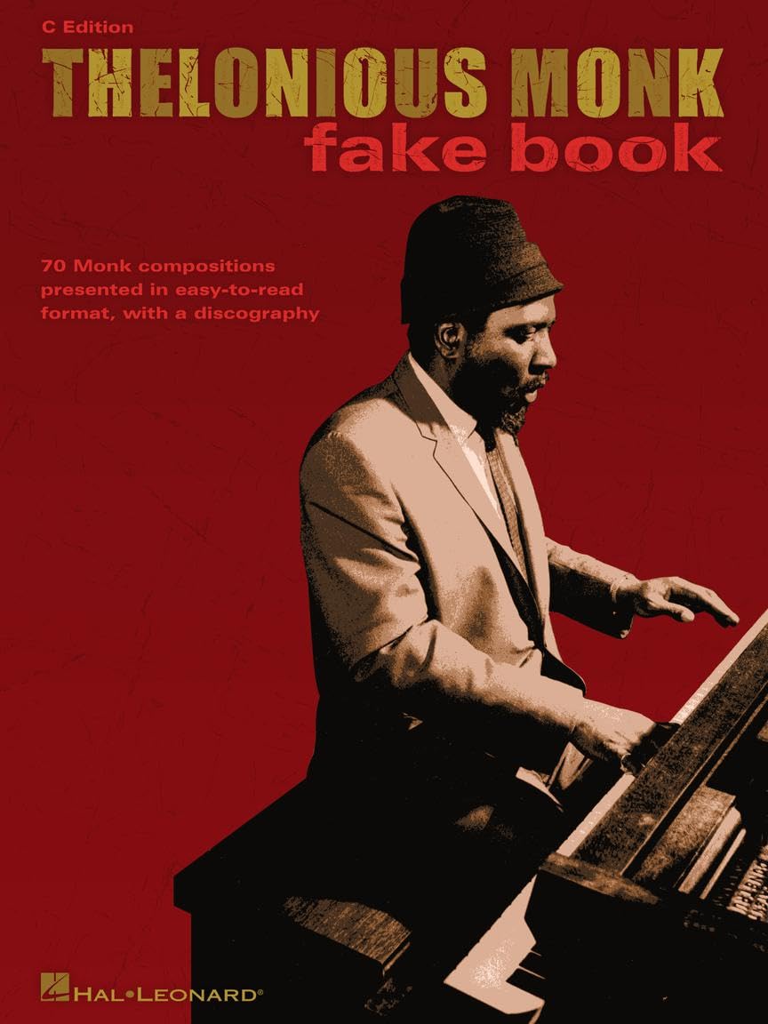 Thelonious Monk Fake Book C Edition | Jazz and Bebop Lead Sheets for Piano, Guitar, and C Instruments | 70 Classic Jazz Compositions with Chord Symbols | Hal Leonard Sheet Music (Fake Books)