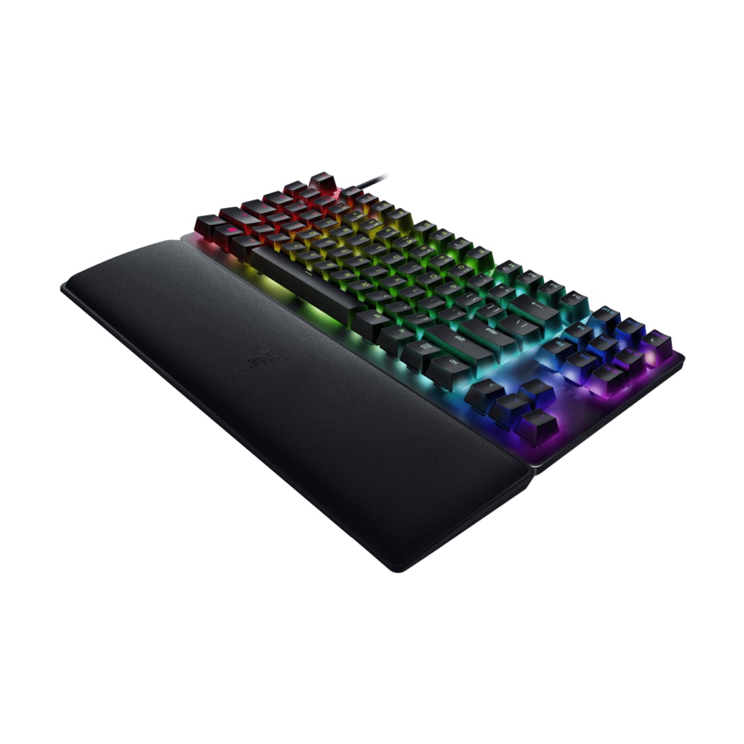 Razer Huntsman V2 Tenkeyless Tastiera ottica da gaming: layout tedesco, (switch clicky viola), layout italiano non garantito