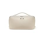 EACHY Makeup Bag,Large Capacity Travel Makeup Bag,Waterproof Portable Open Flat Toiletry Bag Cosmetic Bag with Divider and Handle