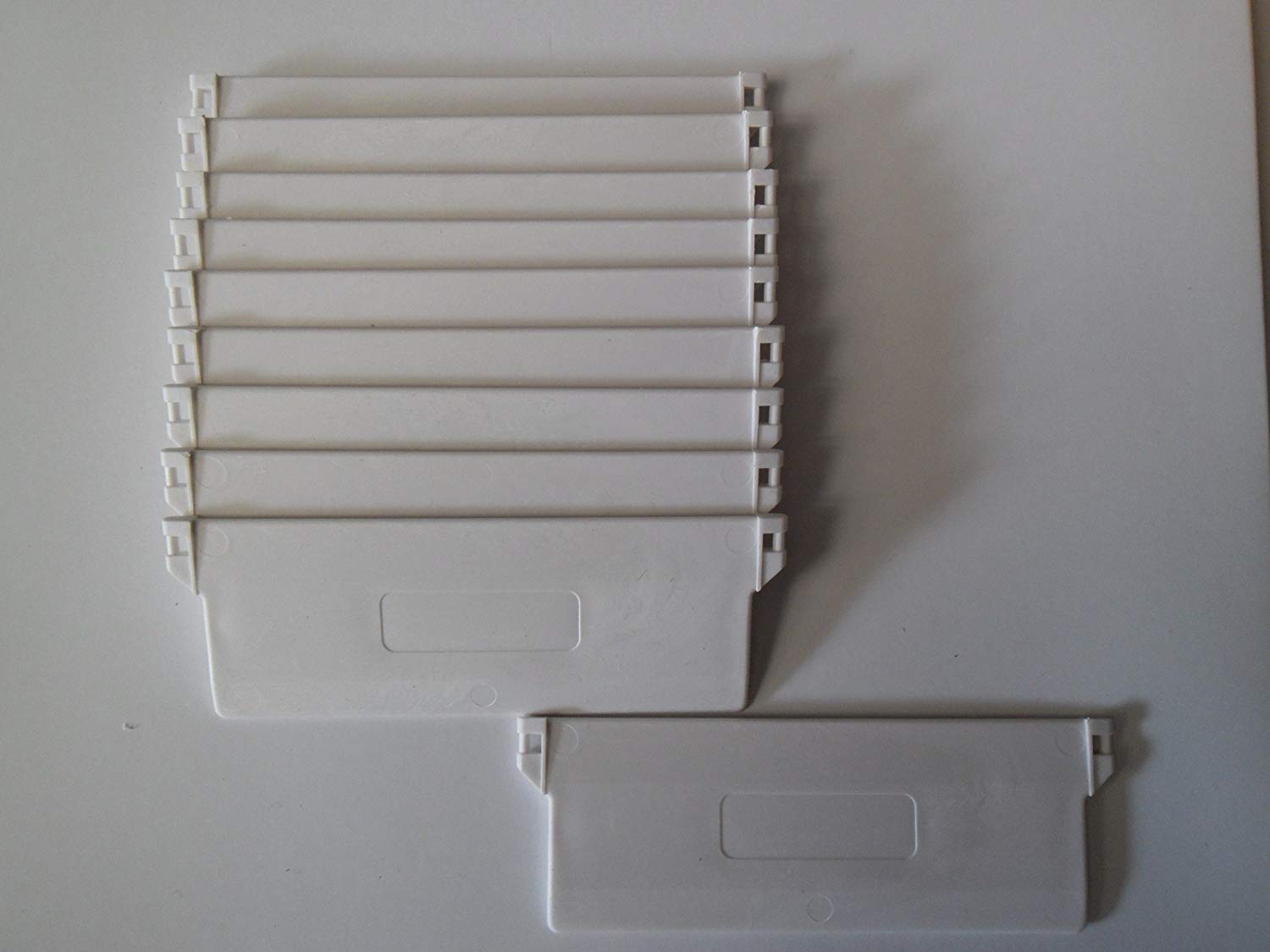 eXtreme® Vertical blind slat weights white for 127mm (5") slats - Pack of 25