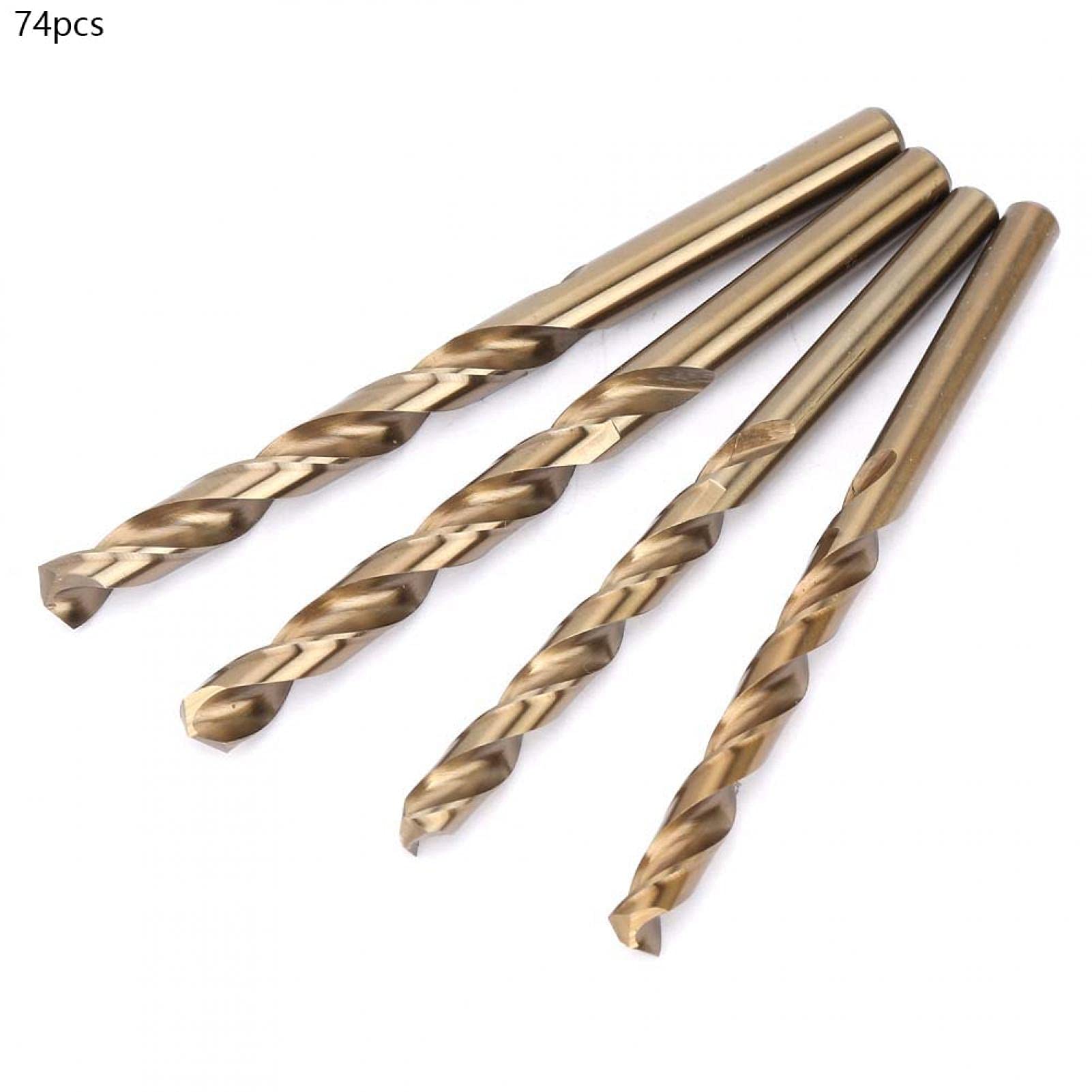 INTHEEND 115-teiliges Kobalt-Bohrer-Set – M35 HSS, Für Edelstahl, Metall & Holz, Mit Metallkoffer
