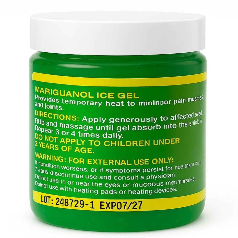 Image of Extra Strong Muscle Rub Gel with Hemp Oil, Menthol & Camphor - Cooling, Fast-Absorbing Topical Gel for Post-Workout Active Lifestyles - Net Wt. (4 Ounce (Pack of 1))