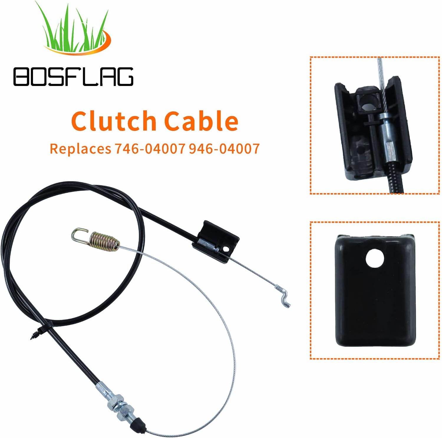 review BOSFLAG 2Pack 746-04007 Auger Engagement Cable Replace with MTD 746-04007 Cable, MTD 946-04007 Cable for Yard Machines Troy-Bilt MTD Craftsman Husky Snowblower