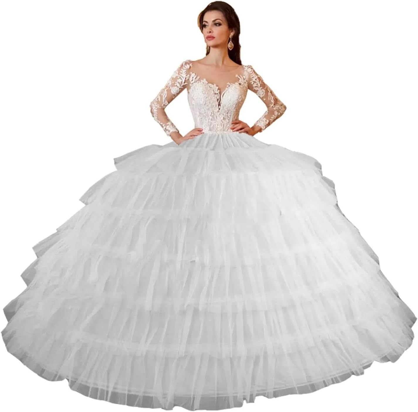 Wedding Petticoat Ball Gown Hoops Wedding Accessories Petticoat Underskirt Slips for Dress