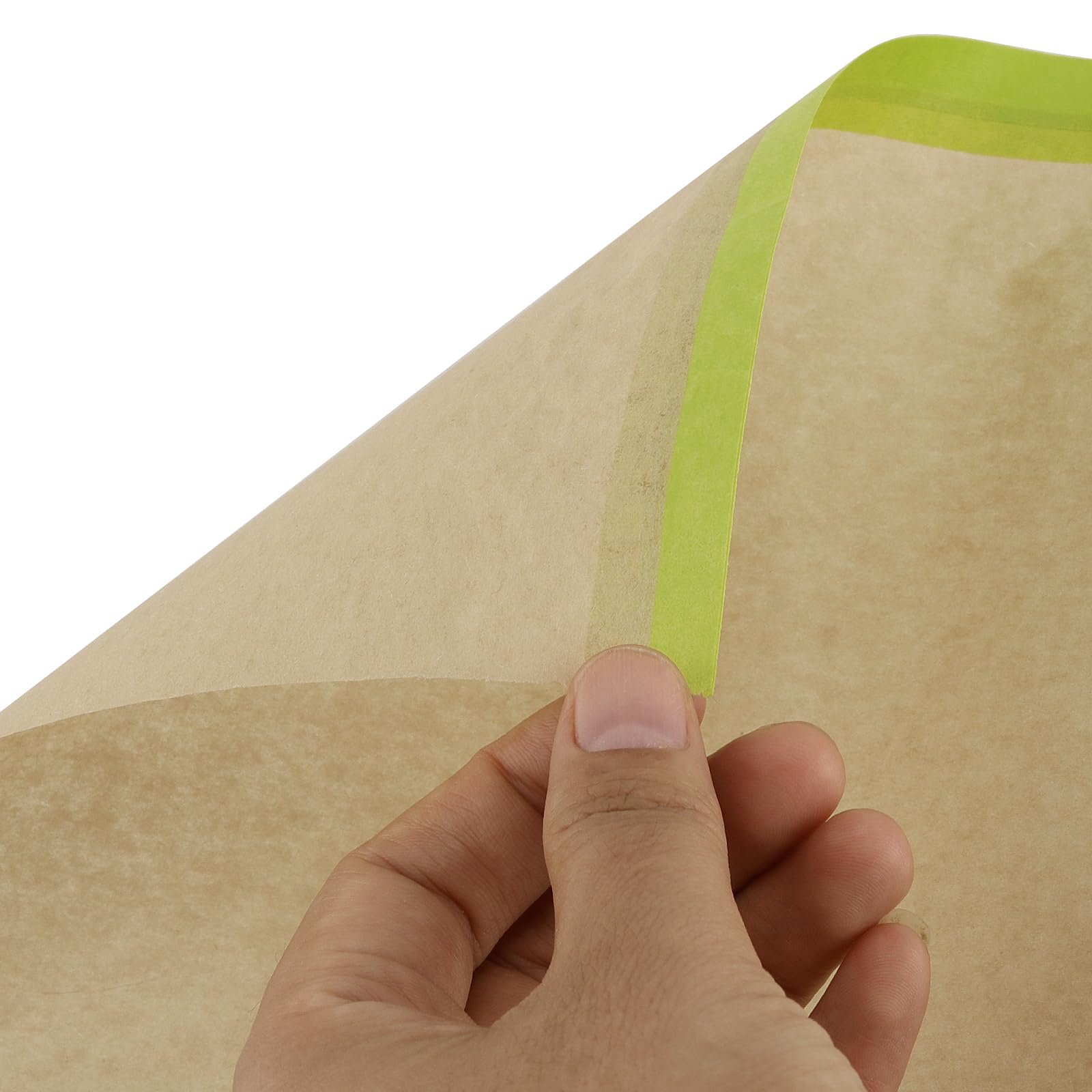 MUKLEI Lot de 10 rouleaux de papier de masquage adhésif pré-collé, 15,2 cm x 15,2 m, papier de masquage pour cadres