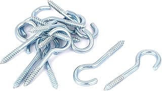 Aexit 3.6mm Dia Quality Parts Thread Zinc Plated Screw Eye Hook Eyelet Bolt Blue 13pcs Model:35as279qo740