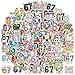 6 7 Stickers 50 Pcs, Funny Six Seven Joke Vinyl Decals, Waterproof Stickers for Water Bottles, Laptops, Phones, Skateboards, Gifts for Teens Adults (Funny)