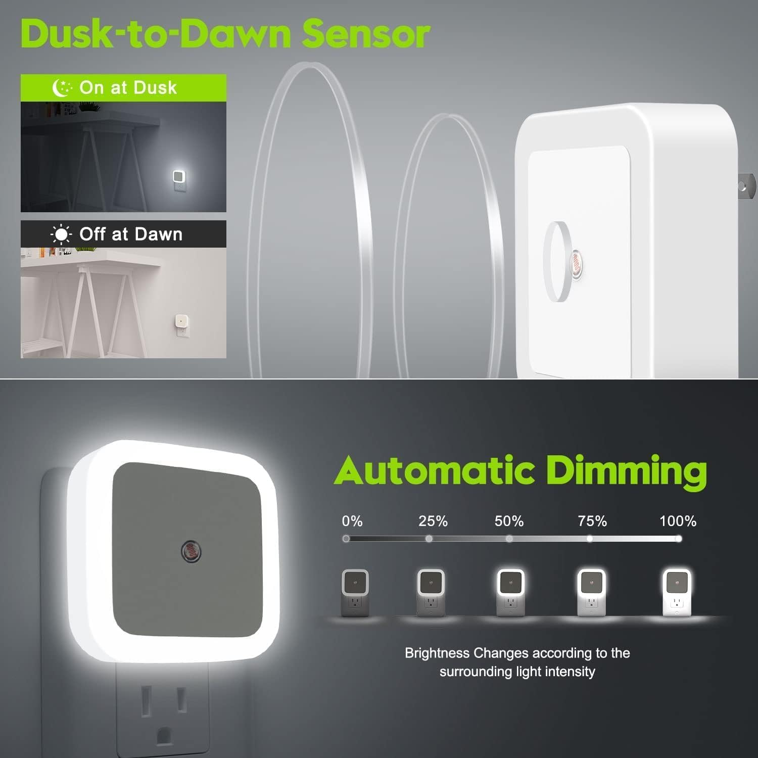Smart Sensor Night Light - Automatic On/Off -6