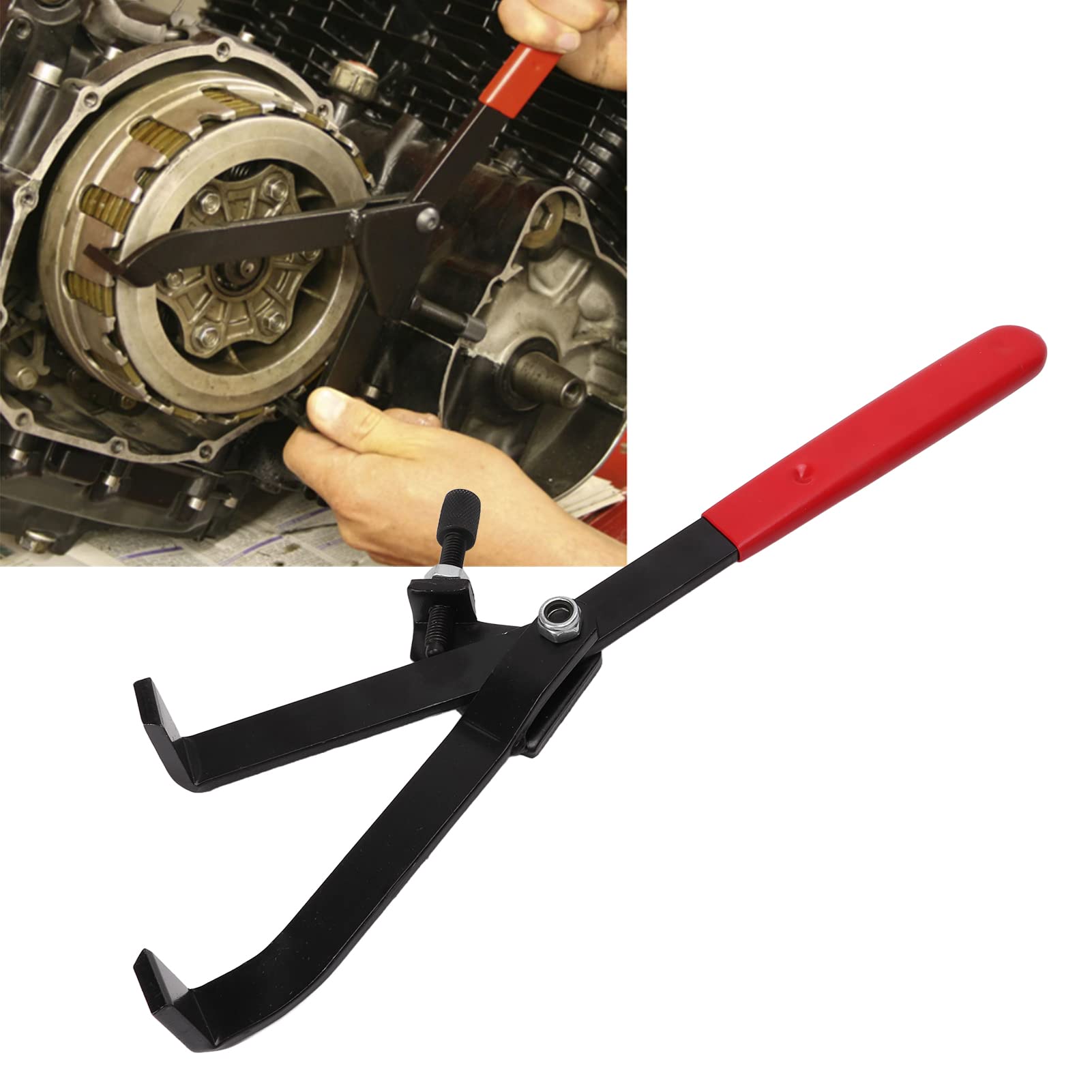 Cécale d'Embrayage à Volant Réglable pour Moto, Bloque Noix d'Embrayage, Clé d'Embrayage