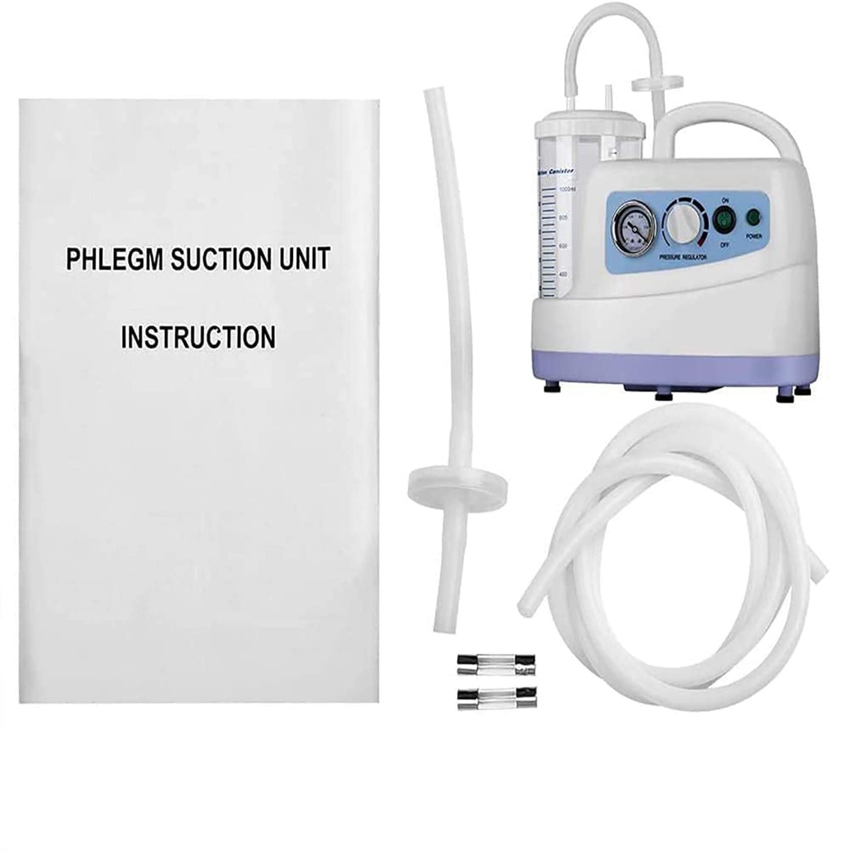 Aspiratrice automatica per flemma, 1000 ml, per anziani e bambini, contenitore portatile per secrezione di muco, dispositivo medico domestico