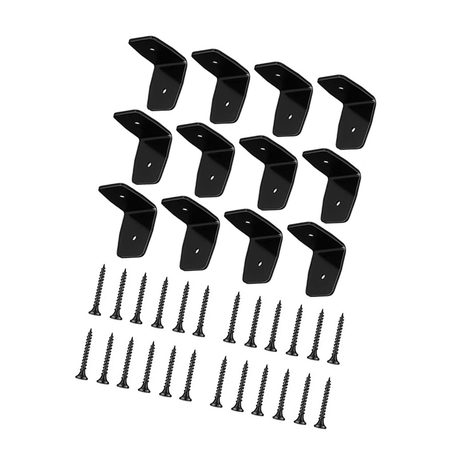 Msioytog Set 1 12 Heavy Duty Black Rafter Clips For Pergola Construction Galvanized Metal Brackets Includes Mounting Hardware Black Gazebo Rafter Clips