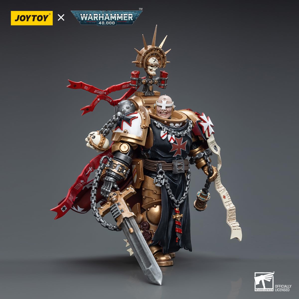 JOYTOYウォーハンマー HIGH MARSHAL HELBRECHT Amazon.com: JOYTOY Warhammer 40,000 1/18 Action Figure Black