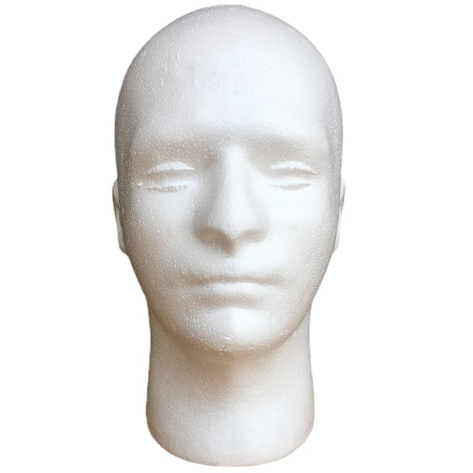 4PCS -Schaumkopf, Styroporkopf, männliche Schaumkopfform, Schaufensterpuppe für Masken, Hüte, Perücken, Halloween -Dekoration