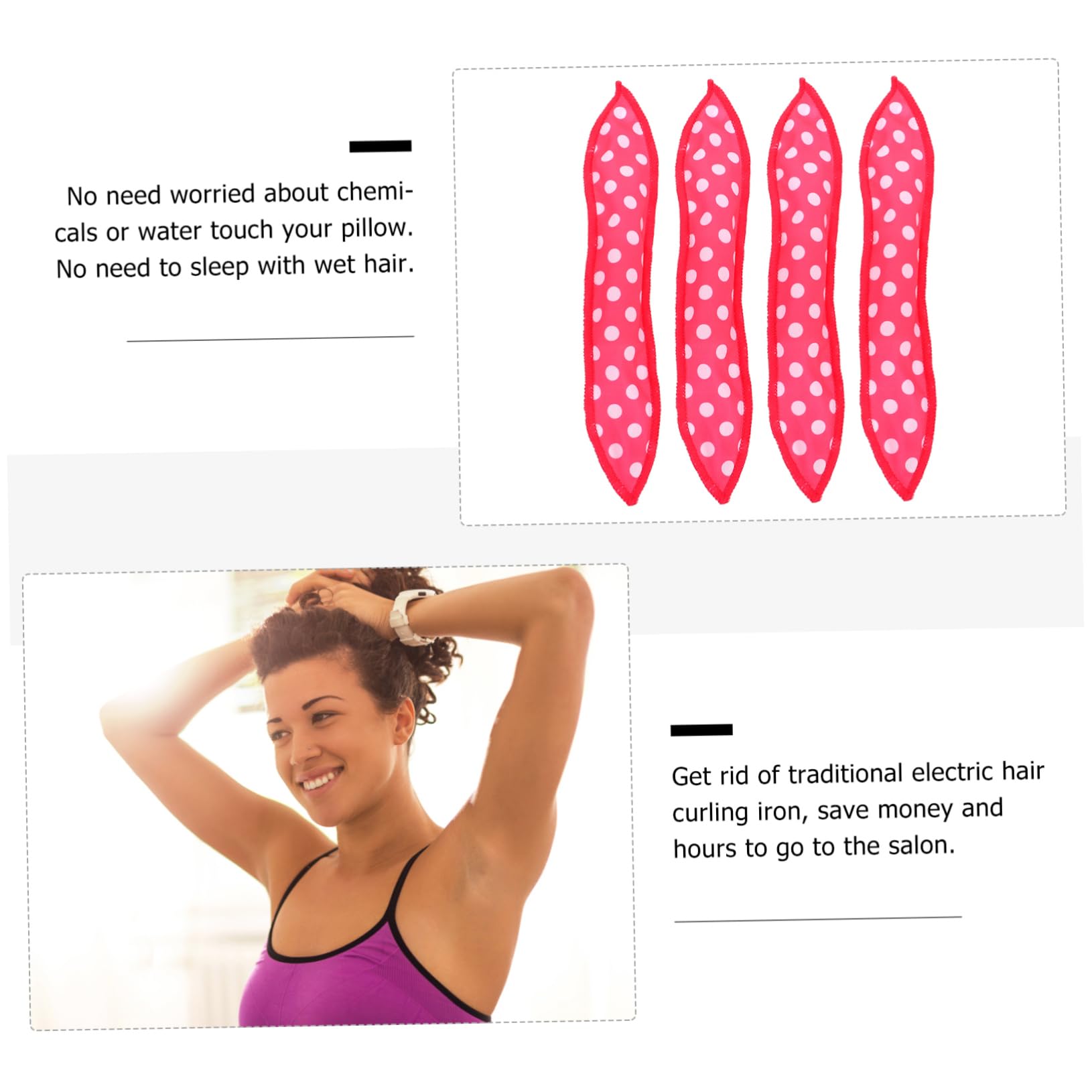 MAGICLULU 3 Sets Schwammkissen-lockenwickler Hitzefreie Lockenwickler Für Kurzes Mittellanges Haar Lockenwickler-set 19 Stück * 3