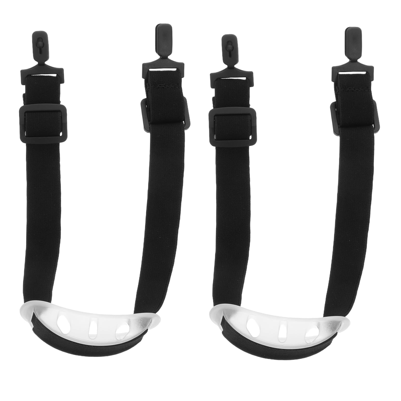 OKUMEYR Safety Helmet Chin Guard Hard Hat Chin Strap Comfortable Black 2 Pieces