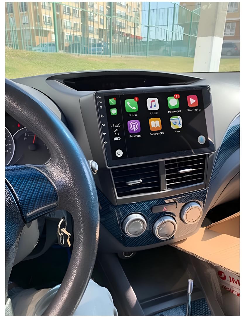Car radio Android 14 - Subaru Forester 2008-2012, Apple CarPlay and Android Auto, tactile 9 channels CarPlay, multimedia system HD without film | Wi-Fi, RDS (T2 (2 Go/32 Go) 8 cœurs 5G)