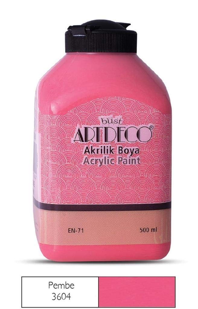 Artdeco Farba akrylowa, 500 ml, aksamitna czerwień 3019