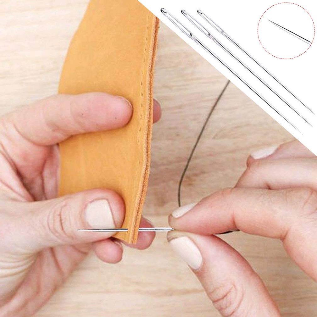 XGNG Lot De 2 Aiguilles à Tricoter Et à Coudre De 10,2 Cm