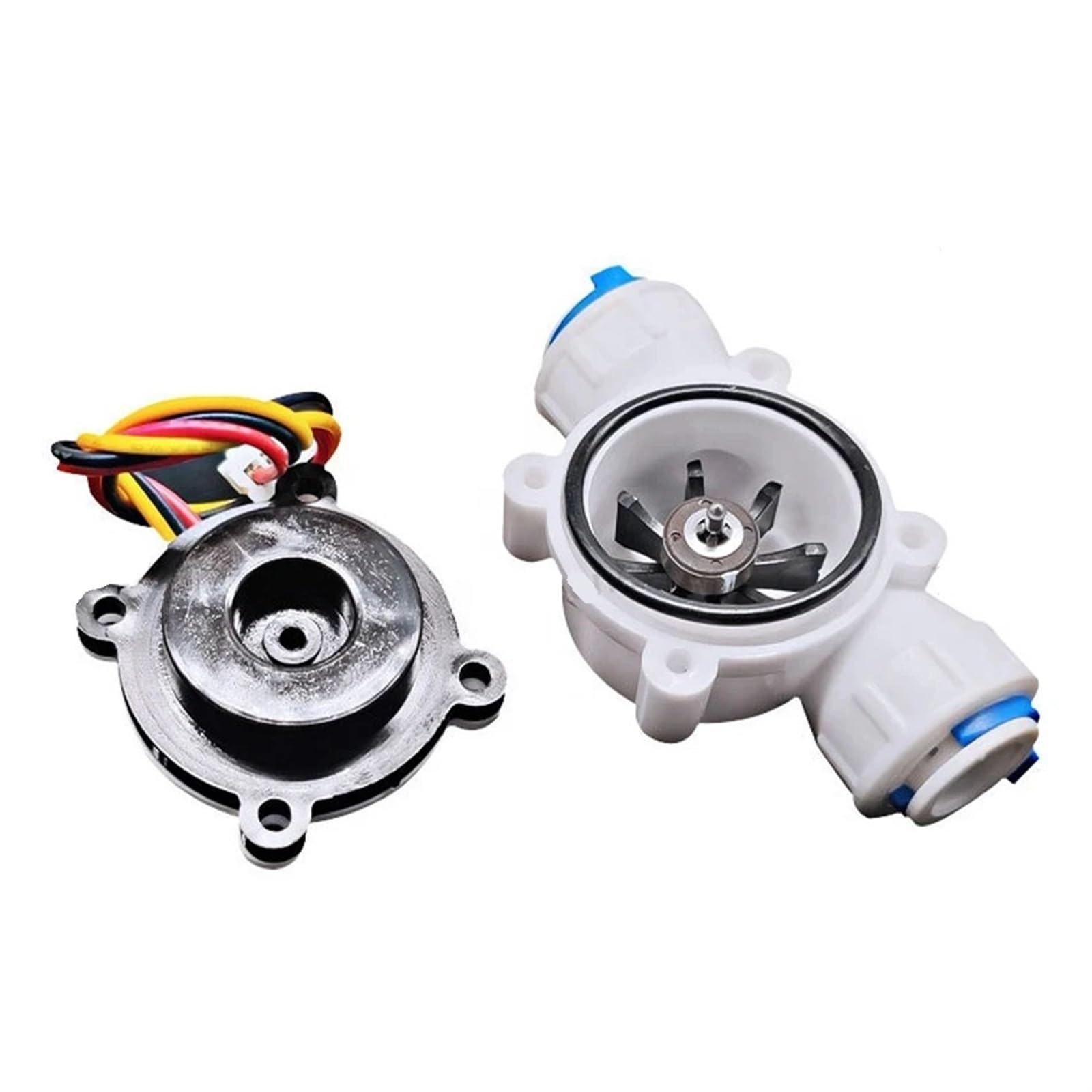 MXXDMOPD Water Flow Sensor YF-S301 5V Turbine 0.3-10L/Min for 3/8" PE Pipe Dispenser Inlet Switch