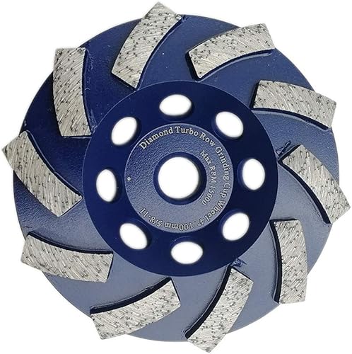 Miniatura 15 de DT-DIATOOL Mármol concreto del granito de la muela abrasiva de 4,5 pulgadas con el segmento del diamante de la fila de Turbo