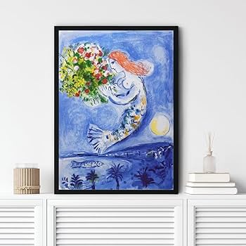 Amazon.co.jp: 抽象的なマルク・シャガールのポスターと版画