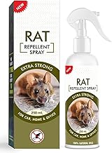 Rat Repellent Spray for Car Home Office, Rat Repellent Car Spray for Cars Highly Effective Easy to Use Natural Powerful Pest Control Protect Wires in Car Bike(250ML) (Mouse repellent spray)