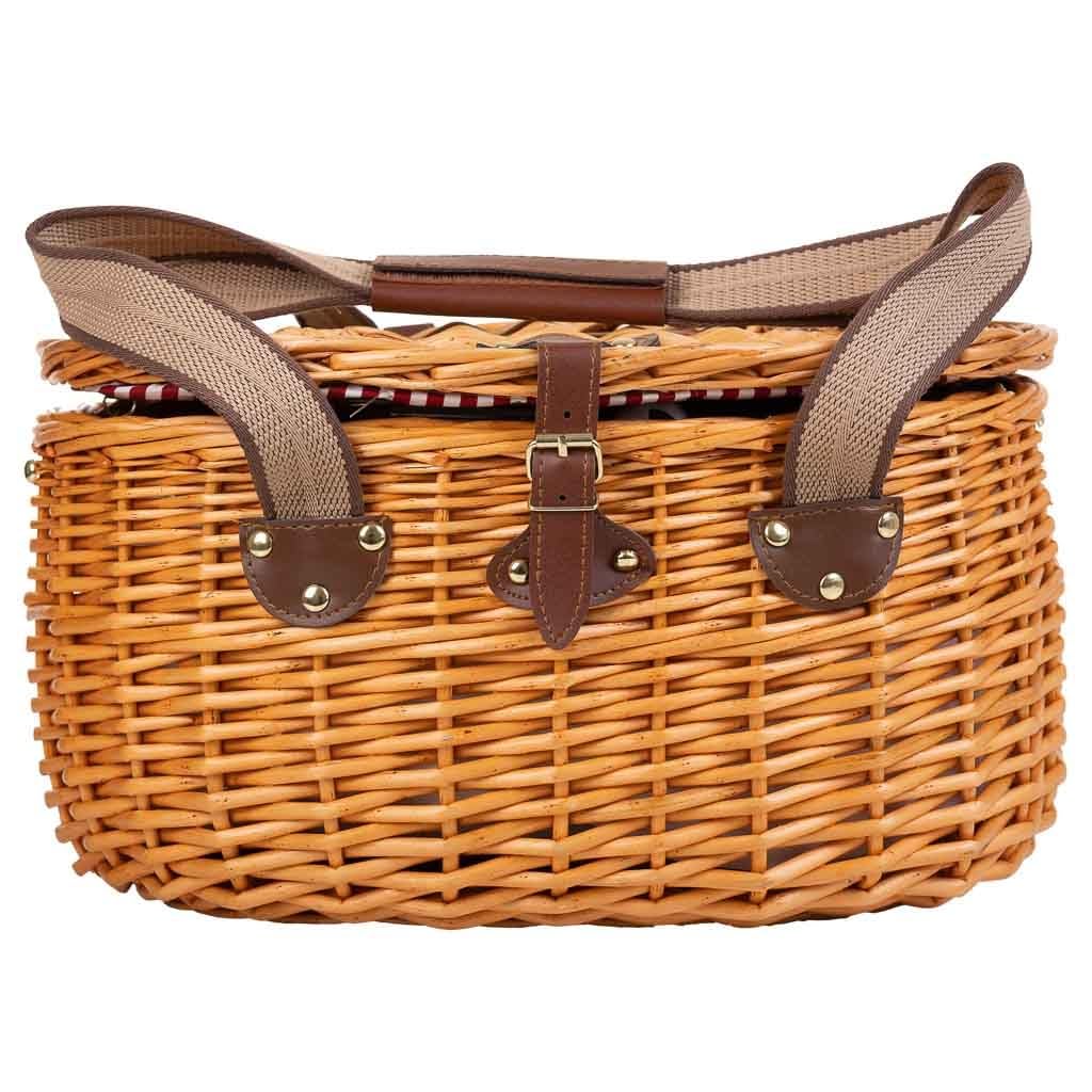 WANDERLUST DECO Cesta de Picnic 2 Servicios Marron
