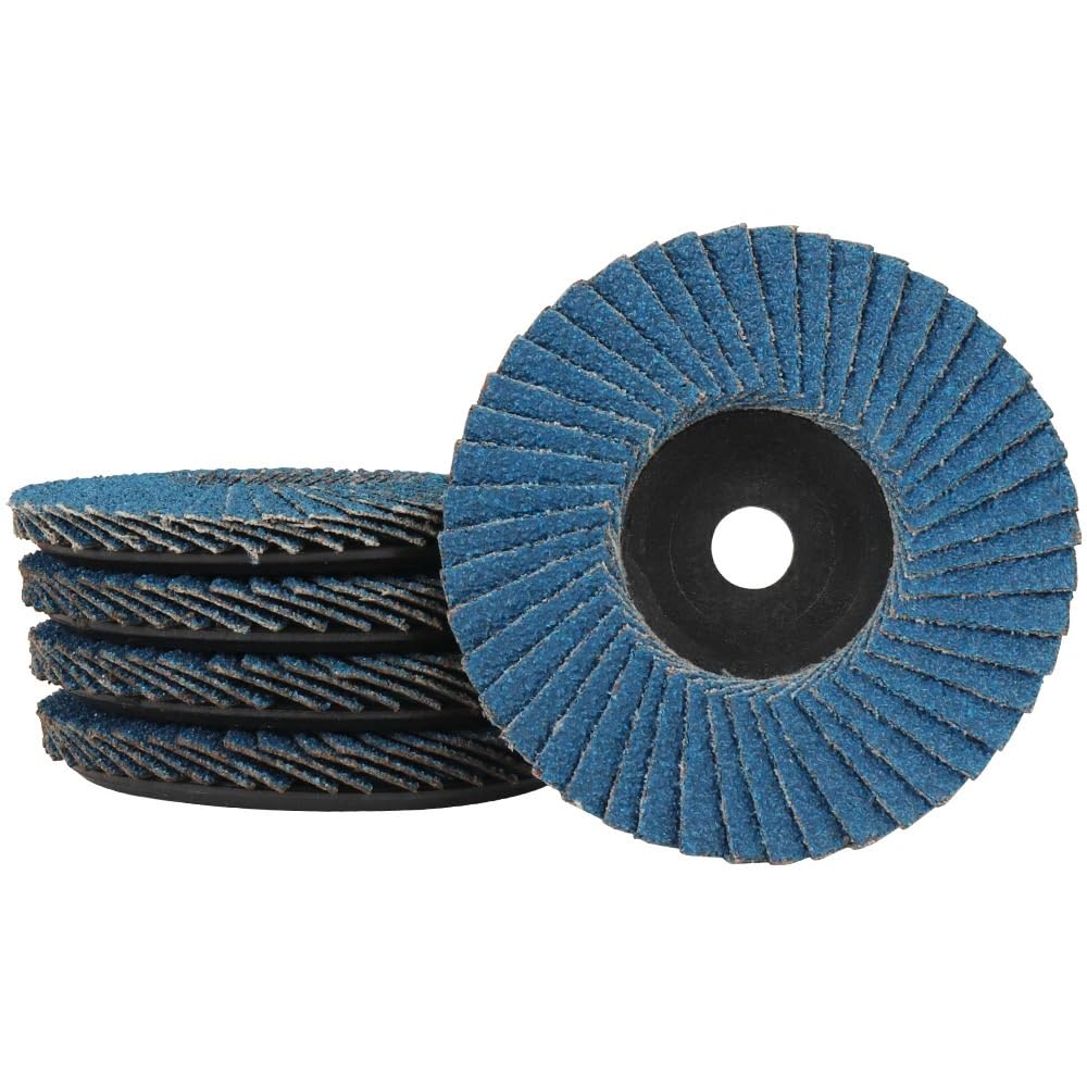 Muela abrasiva Discos de pulido abrasivos giratorios 75 mm, mini rueda lijado láminas planas grano 60 for amoladora angular
