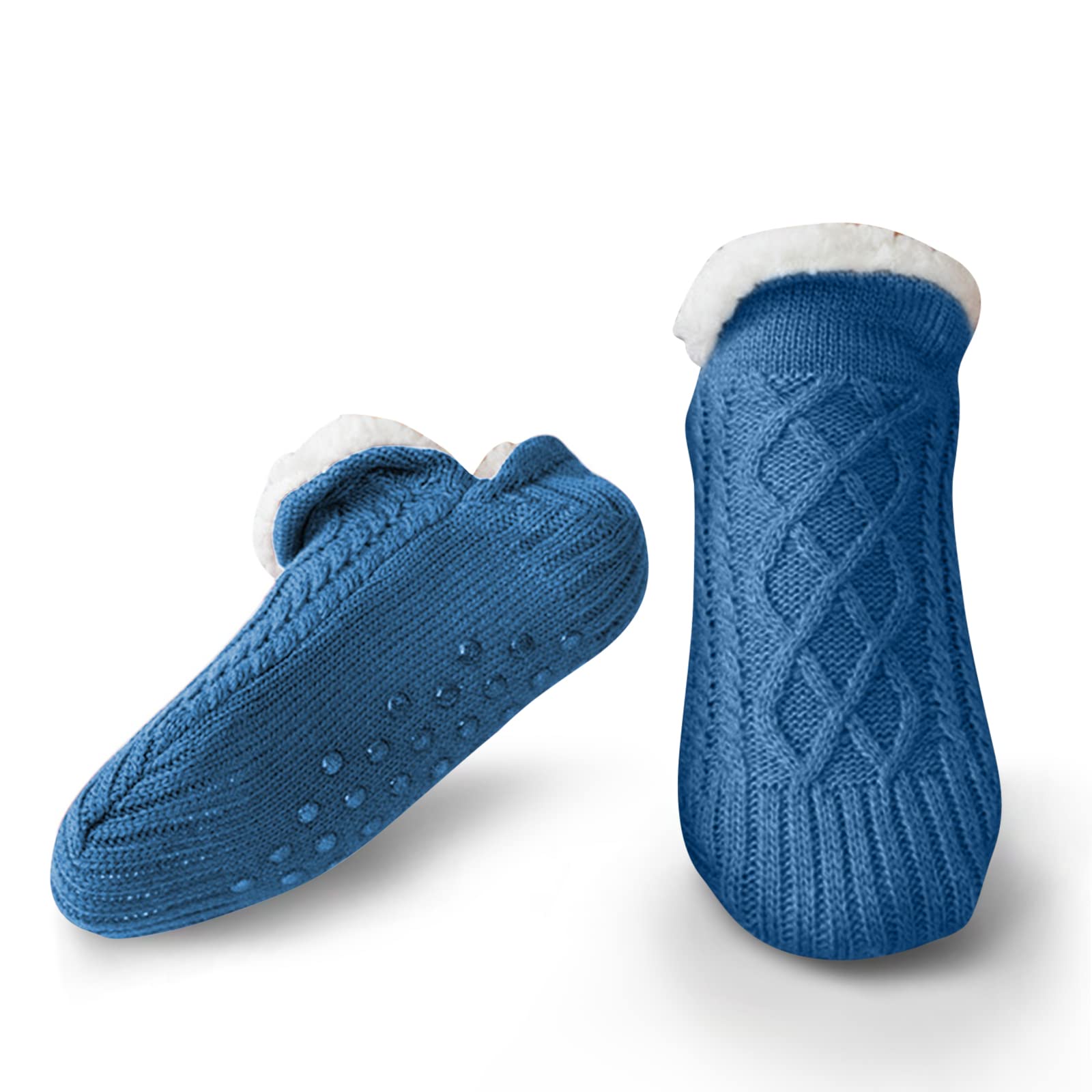 Chaussettes Animaux 3D Tricotées Main - Lot Femme - Chaudes, Antidérapantes - Cadeaux Noël Saint-Valentin