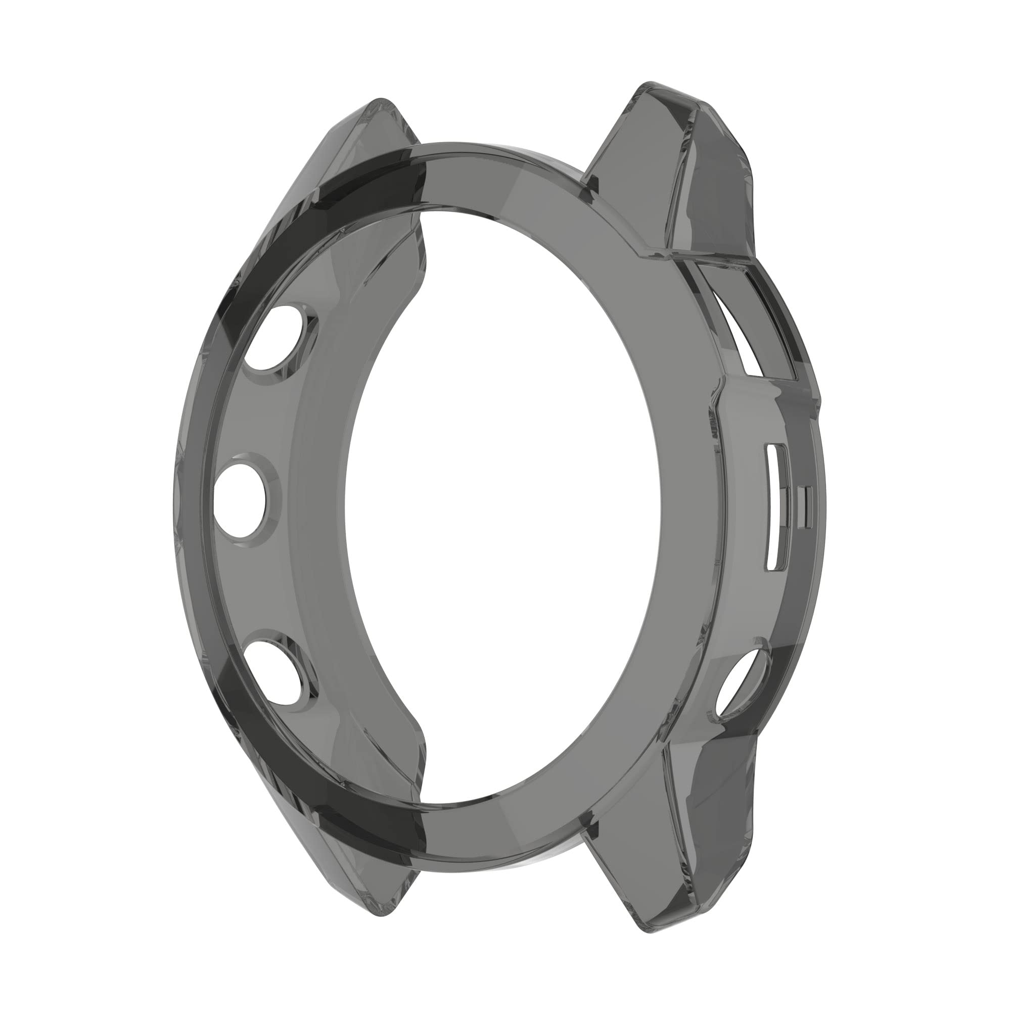 Custodia compatibile con Garmin Forerunner 965, Disscool Soft Anti Drop TPU Custodie protettive Smart Watch Accessori (nero